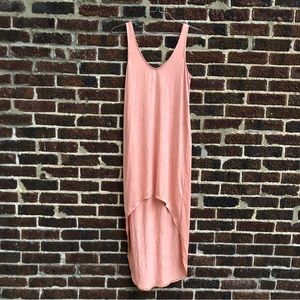 Urban Outfitters high low tank dress - pink, size Medium